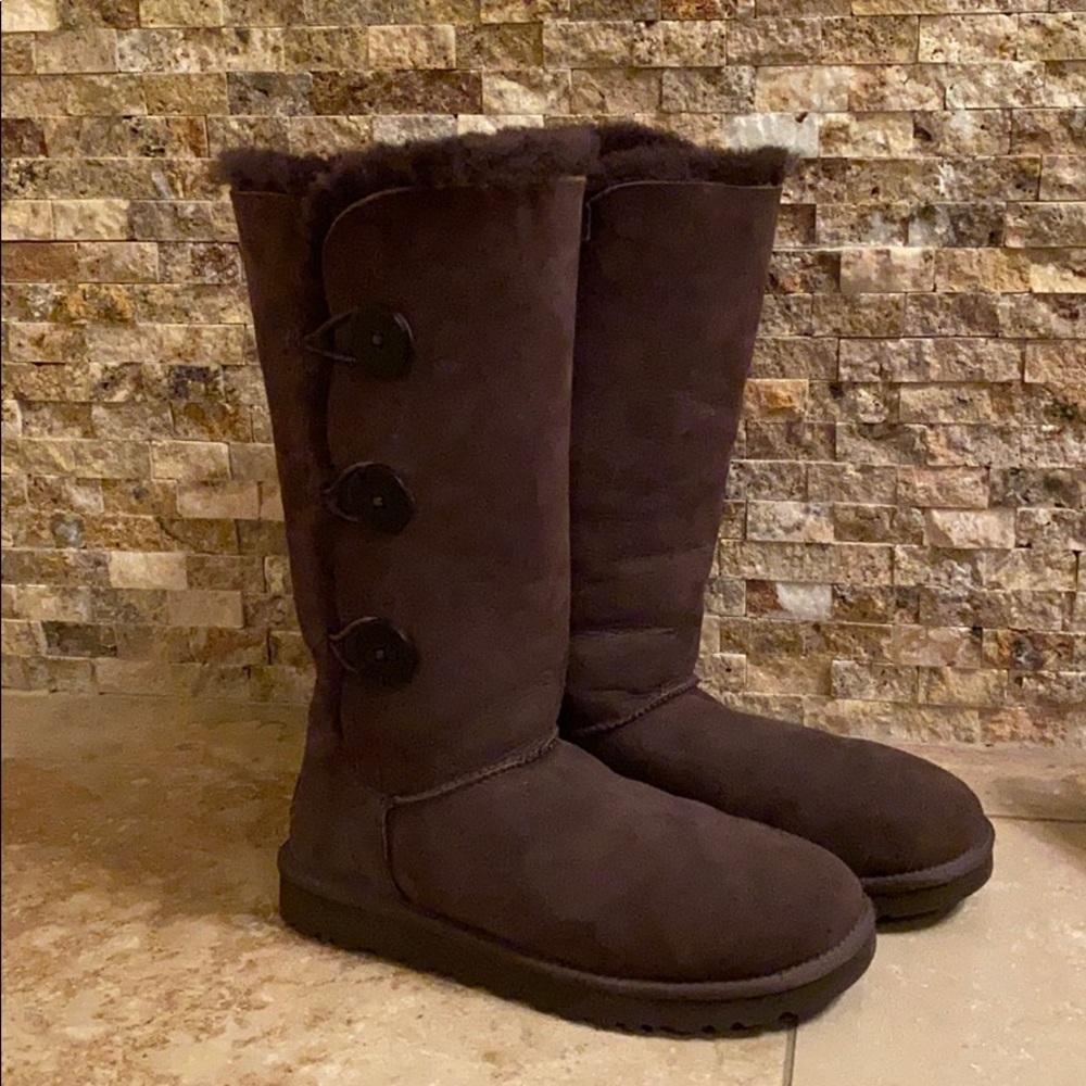 Ugg Tall Dark Brown Boots